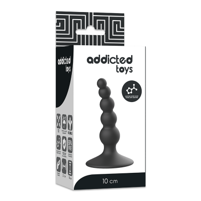Addicted Toys - Anal Sexual Plug 10 CM Black - image 5