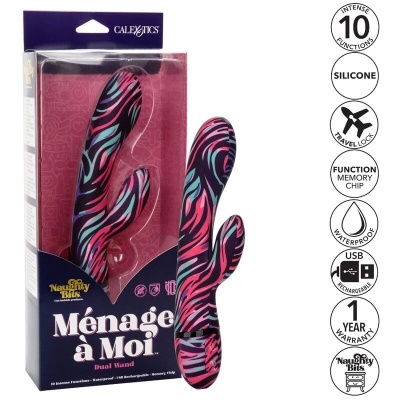 CalExotics Menage a Moi Dual Wand Vibrator - image 3