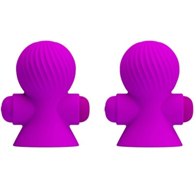 Pretty Love Nipple Stimulators 12M Lilac Vibration - image 1
