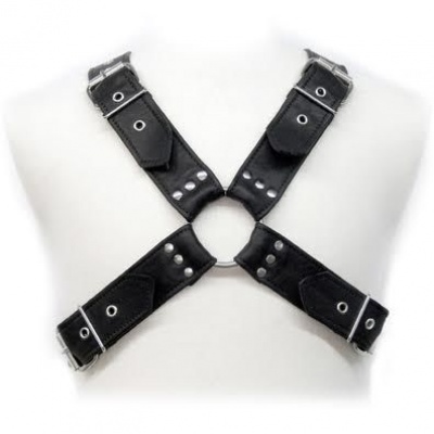 Leather Body Buckles Harness Men