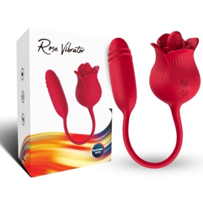 Armony Roselip Clitoral Suction and Vibrator Red