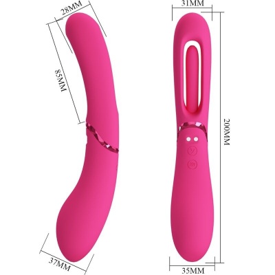 Romance Lexie G-Spot Vibrator, 7 Vibrations, Pink - image 8