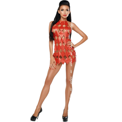 Me-Seduce Gwen Dress Red Open Back Red L/Xl