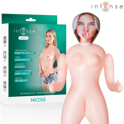 Intense Nicole Inflatable Doll Three Orifices - image 1