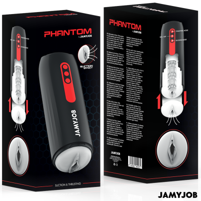 Jamyjob Phantom Automatic Masturbator 5 Suction Modes - image 7