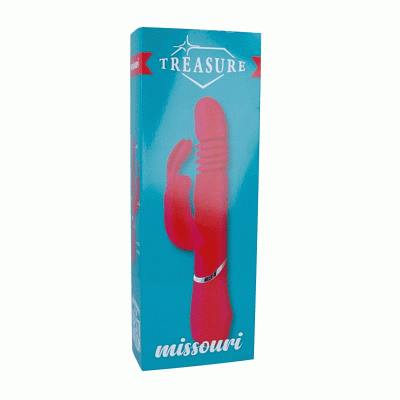 Treasure Missouri Pink Silicone Vibrator - image 4