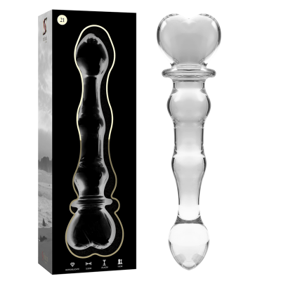 Nebula Series Model 21 Clear Glass Dildo 20.5cm - image 2