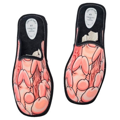 Diverty Sex Penis Slippers Small 36-38 Diverty Sex Penis Slippers Small 36-38