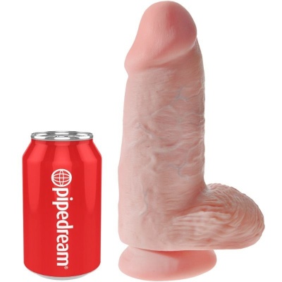 King Cock Realistic Penis Chubby, 23 cm - image 3