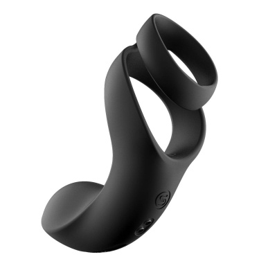 SVAKOM - Benedict Dubbele Ring Perineum Stimulator - Zwart Foto van SVAKOM - Benedict Dubbele Ring Perineum Stimulator - Zwart
