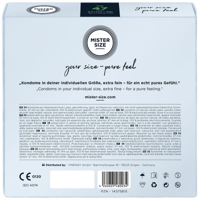 Mister Size 47mm Condoms 36 Pack - image 3