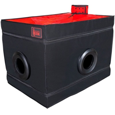 Secret Dome Kink Club La Niche Cabin Black Red