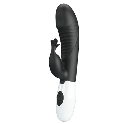 Pretty Love Rasmussen Rabbit Vibrator - Black