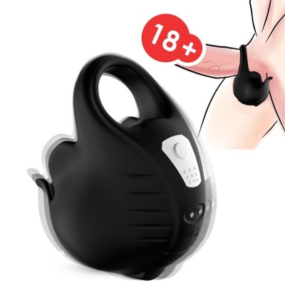 Armony Cupping Vibrator Ring Remote Black - image 2