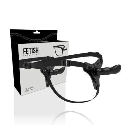 Fetish Submissive Harness Black G-Spot 16 CM - image 2