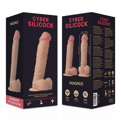 Cyber Silicock Magnus Strap-On 20.5 CM With 3 Rings - image 8