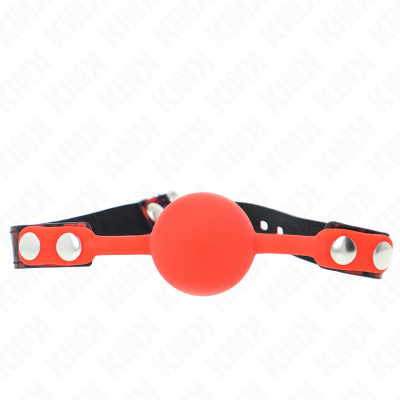 Kink Silicone Ball 4cm Gag Model 2 Lock - image 1