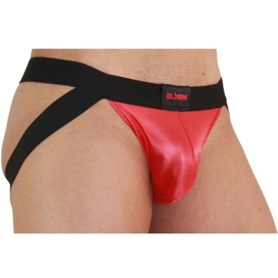 BURN 010 Jockstrap Red/Black L