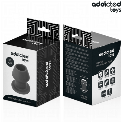 Addicted Toys Extreme Hollow Anal Plug M 8.7CM - image 7