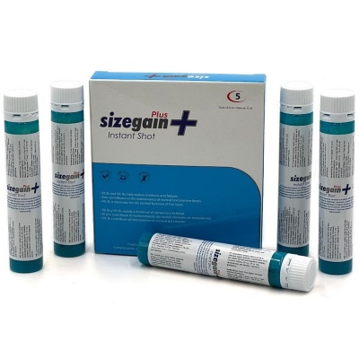 500Cosmetics SizeGain Plus Instant Shot 5-Pack