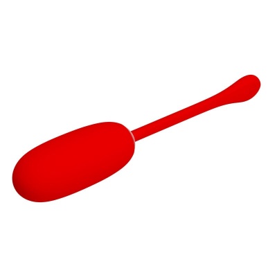 Pretty Love — Julius Waterproof-Rechargeable Vibrating Egg Red - image 5