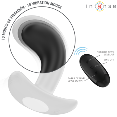 Intense Chandler Anal Plug 10 Vibrations Black - image 5