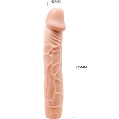 Baile Bob Realistic Vibrator 22.5 CM Flesh - image 5