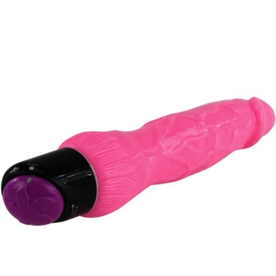 Baile Colorful Realistic Vibrator 24 cm Pink - image 5