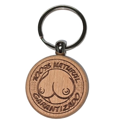 Wooden Breast Keychain Wooden Breast Keychain