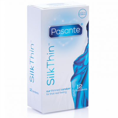 Pasante Silk Thin Ultra-Thin Condoms 12pk - image 1