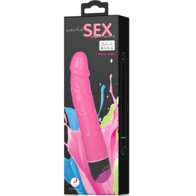 Baile Colorful Realistic Vibrator 23 cm Pink - image 7