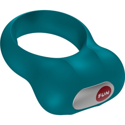 Fun Factory Steady Vibrating Cock Ring Bottle Green - image 2