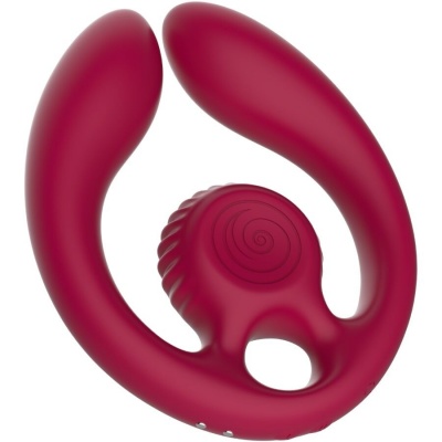 Snail Vibe Gizi Duo Couples Stimulator Remote Burgundy