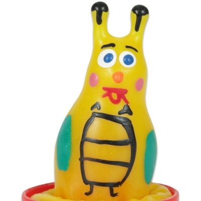 Condomerie Hand-Painted Novelty Condoms Bee