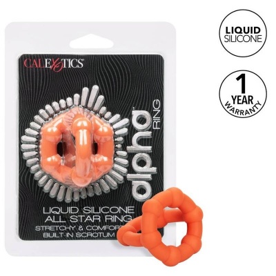 Calexotics Alpha All Star Ring Orange - image 2
