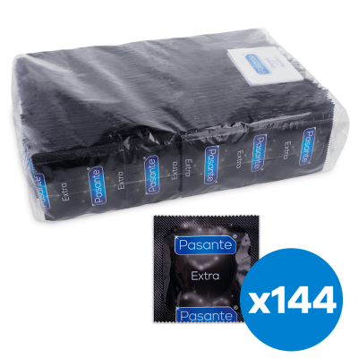 Pasante Extra Thick Condoms 144pk