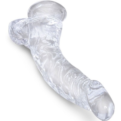 King Cock Clear Realistic Penis 16.5 cm Transparent - image 2