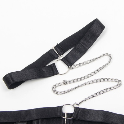 Subblime Sexy Body Garter Belt Black L/XL - image 9