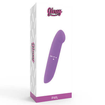 Glossy Phil Vibrator Purple - image 4
