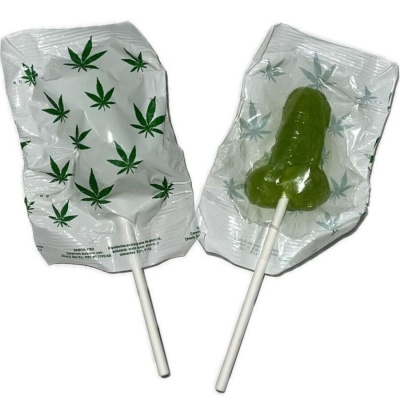 Diablo Goloso Penis Lollipop Cannabis Aroma Single