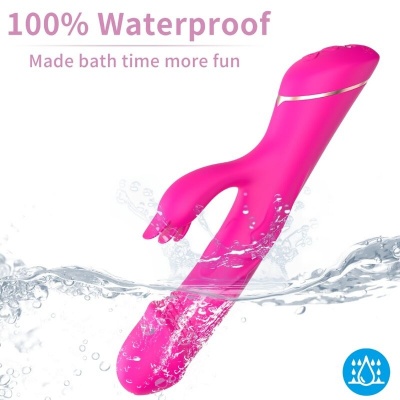 Armony Dildo Rabbit Silicone Fuchsia - image 3
