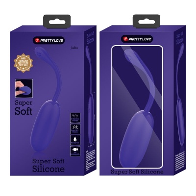 Pretty Love — Julius Waterproof-Rechargeable Vibrating Egg Purple - image 10