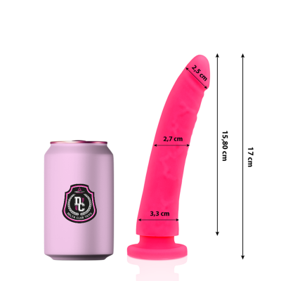 Deltaclub Pink Medical Silicone Dildo 17 CM