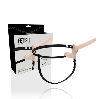 Fetish Submissive Harness Double Penetration Flesh - image 2