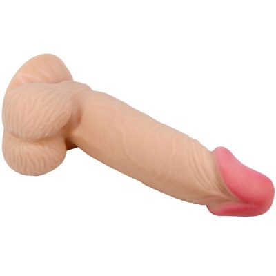 Pretty Love Sliding Skin Dildo Flesh 19.4 CM - image 3