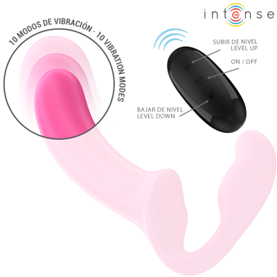 Intense Amy Double Vibrator 20cm - Pink Remote - image 5