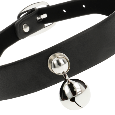 Coquette Chic Desire Vegan Leather Rattle Collar - image 4
