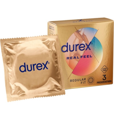 Durex RealFeel Latex-Free Condoms 3pk - image 1