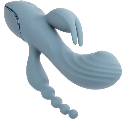 CalExotics Triple Ecstasy Vibrator Grey - image 6