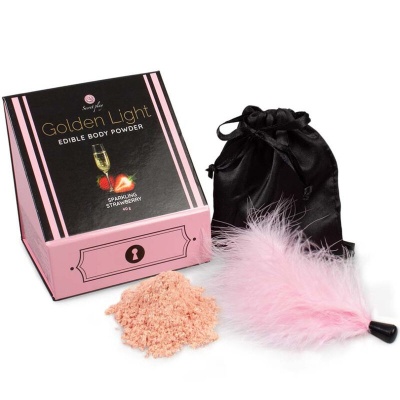 Secretplay Golden Light Kit Sparkling Strawberry with Feather